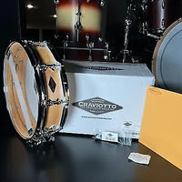 Craviotto Custom Shop 4x14" Birch Snare Drum in Natural Oil