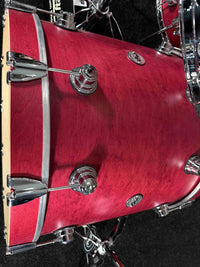 DW Collector's Series SSC Pure Maple 4-Piece 10/12/16/22 Drum Kit Set in Cherry Satin Oil Stain w/ Chrome Hardware