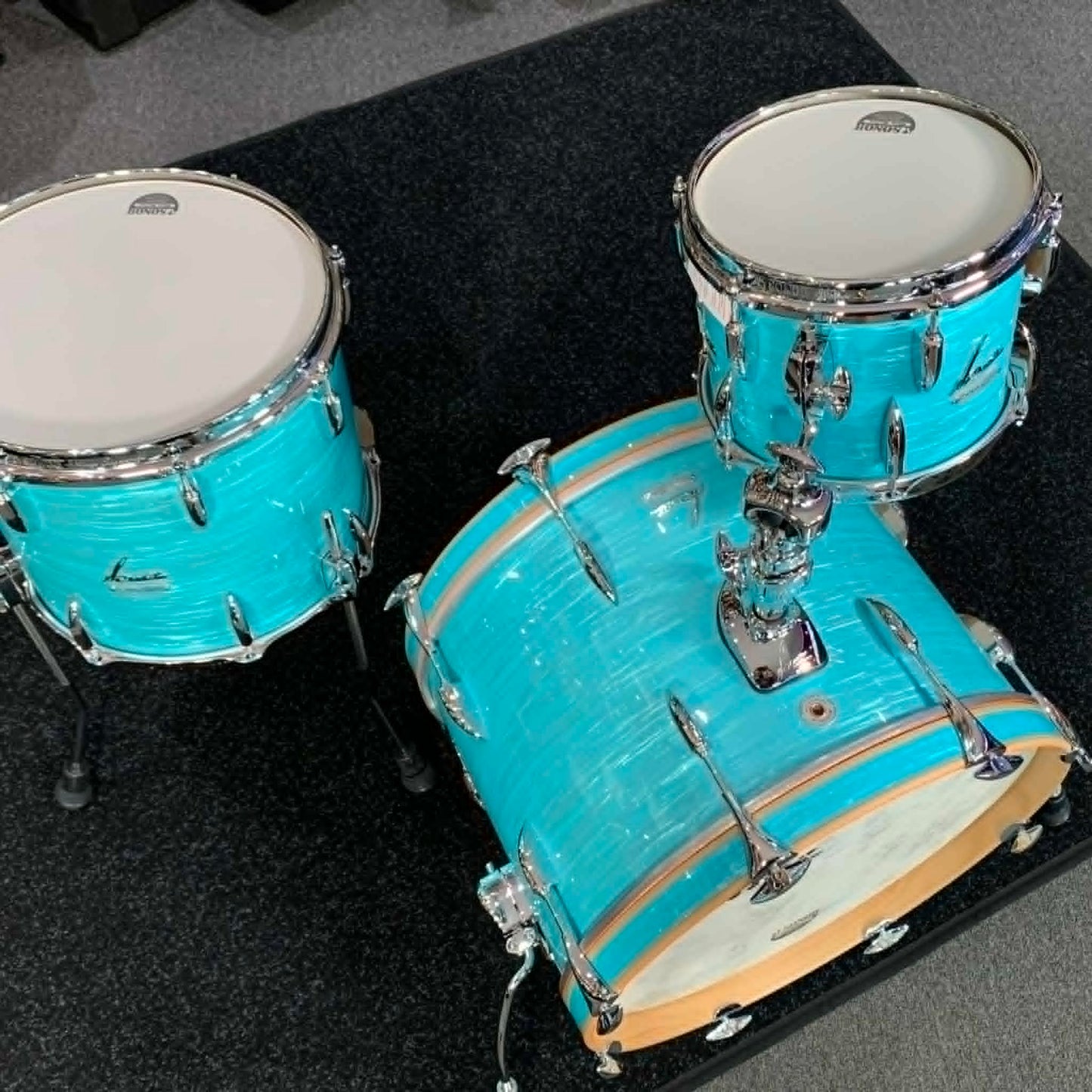 ~WOW!~ SONOR Vintage Series 3-Piece 10/14/20 Benny Greb Style Drum Kit Set in California Blue