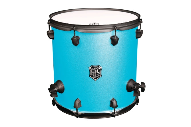 Tom basse SJC Pathfinder Series 14x14 en bleu caraïbe 