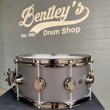 DW Collector's Series 6.5x14 Carbon Fiber Snare Drum w/ Black Nickel Hardware