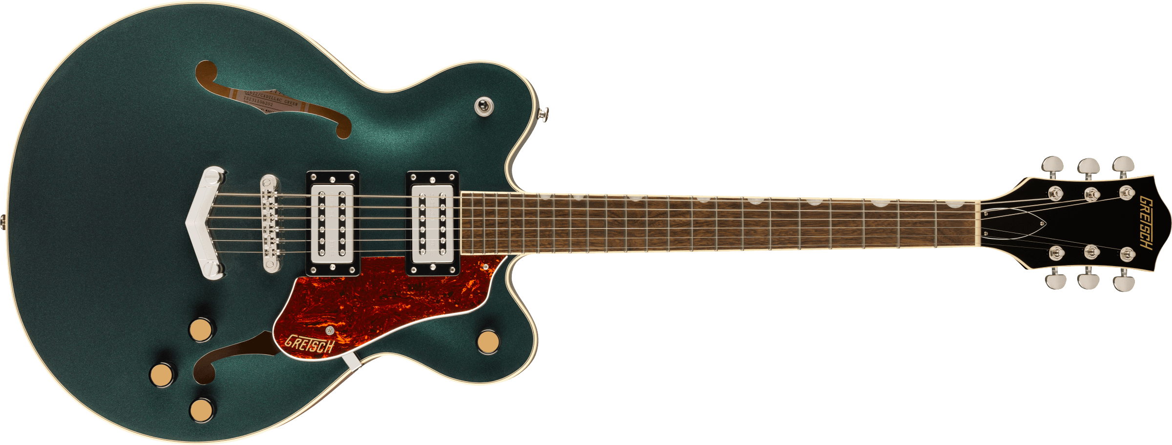 Gretsch G2622 Streamliner Center Block Double-Cut 6-String Electric Guitar w/ Bigsby in Cadillac Green *IN STOCK*