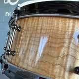 *RARE* Craviotto 5x13" Exotic Curly Maple Snare Drum w/ Black Nickel Hardware