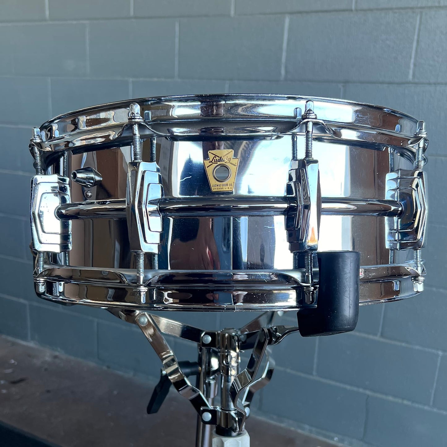 *RARE* Vintage 60's Ludwig COB Chrome Over Brass 5x14" Supraphonic Snare Drum