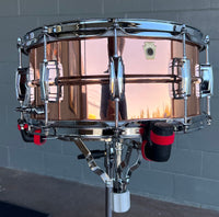 Ludwig LC662 Polished 6.5x14" Copper Phonic Snare Drum