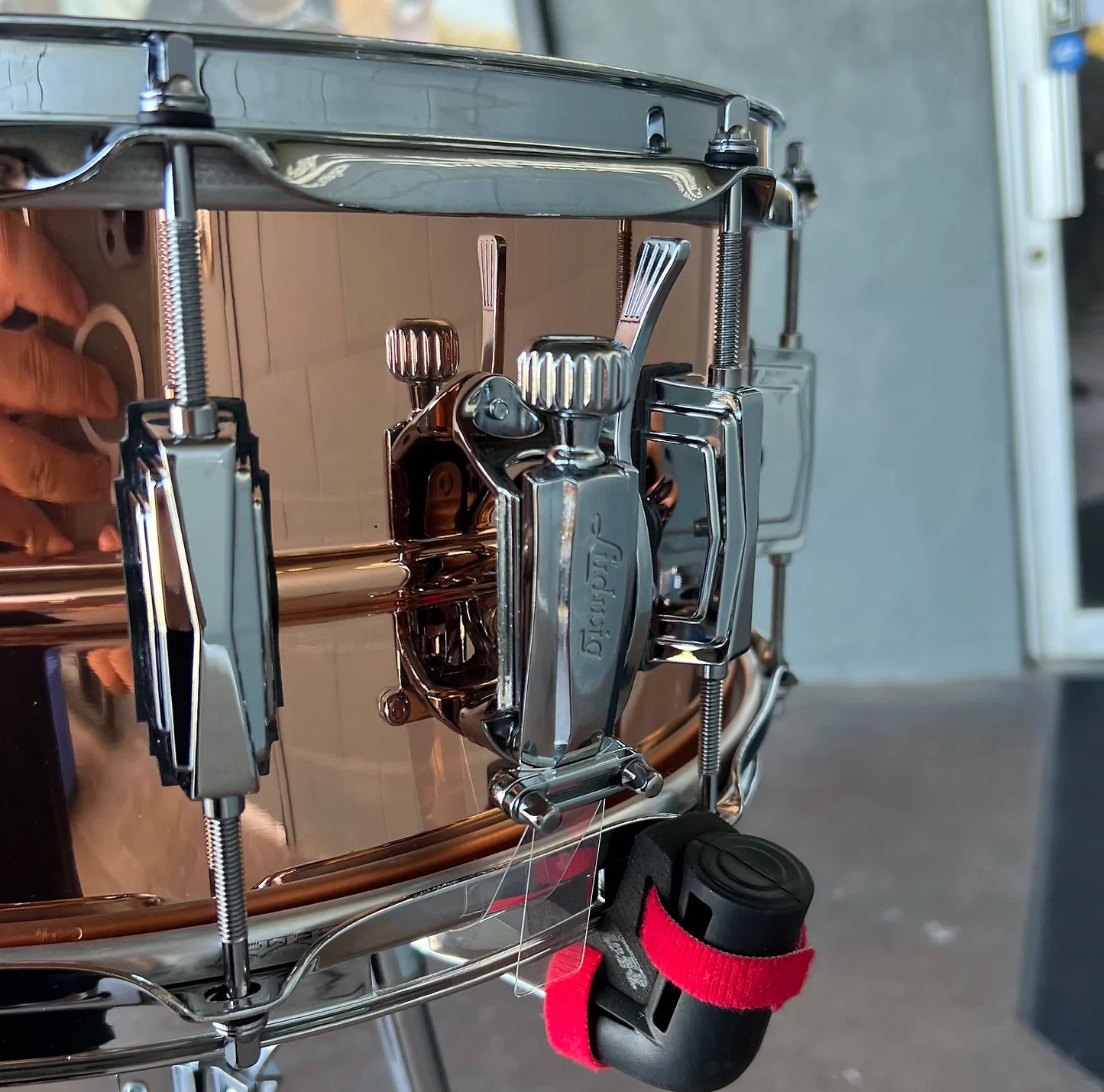 Ludwig LC662 Polished 6.5x14" Copper Phonic Snare Drum