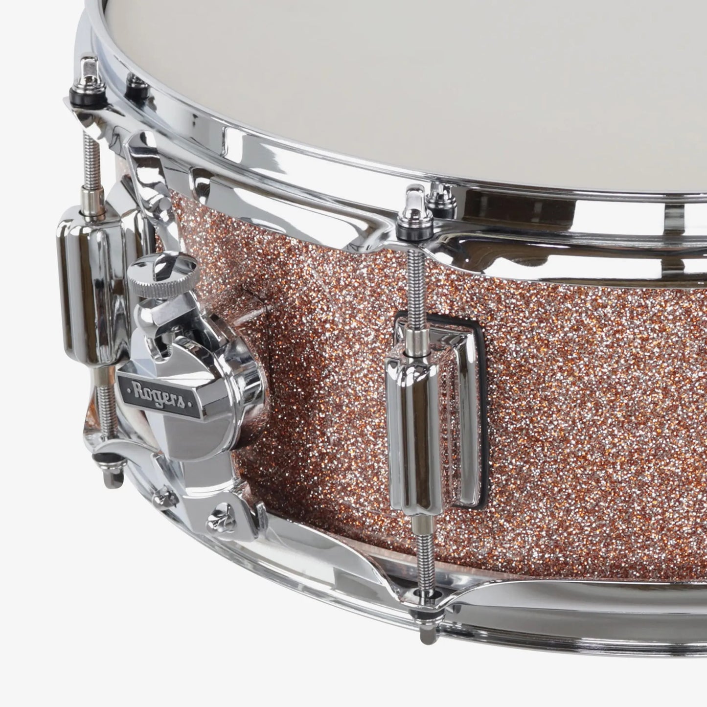 ~NEW!~ Rogers 24CS Powertone Series 5x14 Snare Drum in Champagne Sparkle (SAVE OVER $195!)