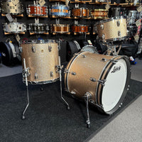 ~NEW!~ Ludwig Classic Maple 3-Piece 12/14/20 Downbeat Drum Kit Set in Champagne Sparkle