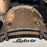 ~NEW!~ Ludwig Classic Maple 3-Piece 12/14/20 Downbeat Drum Kit Set in Champagne Sparkle