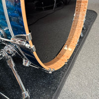 ~WOW!~ DW Collector's Series 333 Pure Maple 5-Piece 10/12/14/16/22 Drum Kit Set in Malibu Fade over Exotic Super Quilted Maple w/ Chrome Hardware