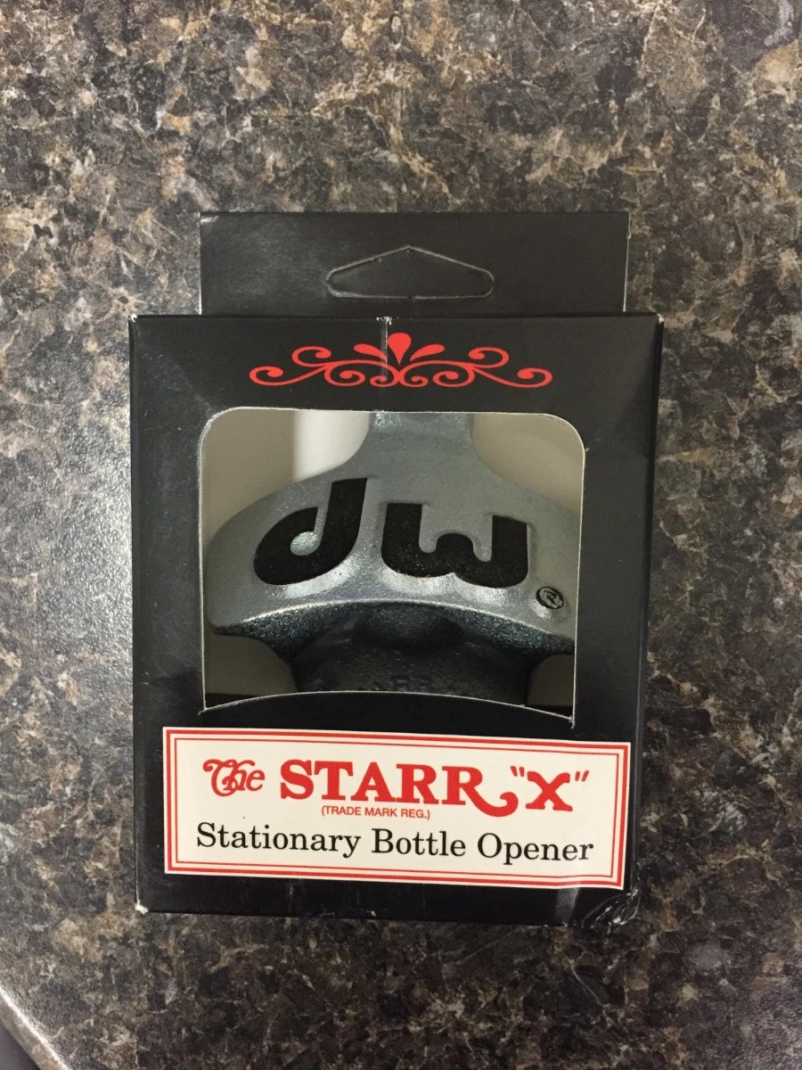 Vintage NOS DW Starr X Wall Mounted Stationary Soda Beer Bottle Opener