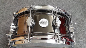 DW DDSD6514BNCR Design Series 6.5x14" Black Nickel over Brass Snare Drum *IN STOCK*