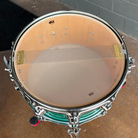 DW Jazz Series 7x14" Snare Drum in Emerald Stain Lacquer