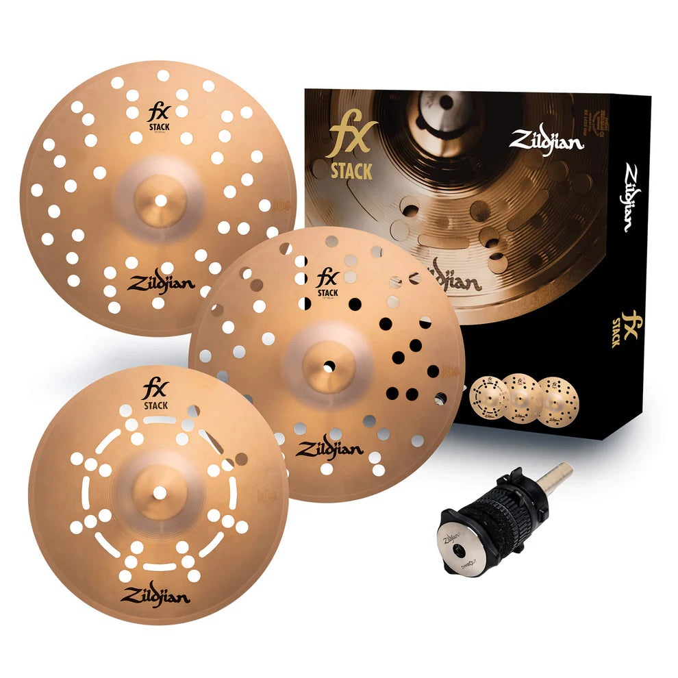 ~NEW~ Zildjian FXSTK12 FX 12" Cymbal Stack with Mount *IN STOCK*