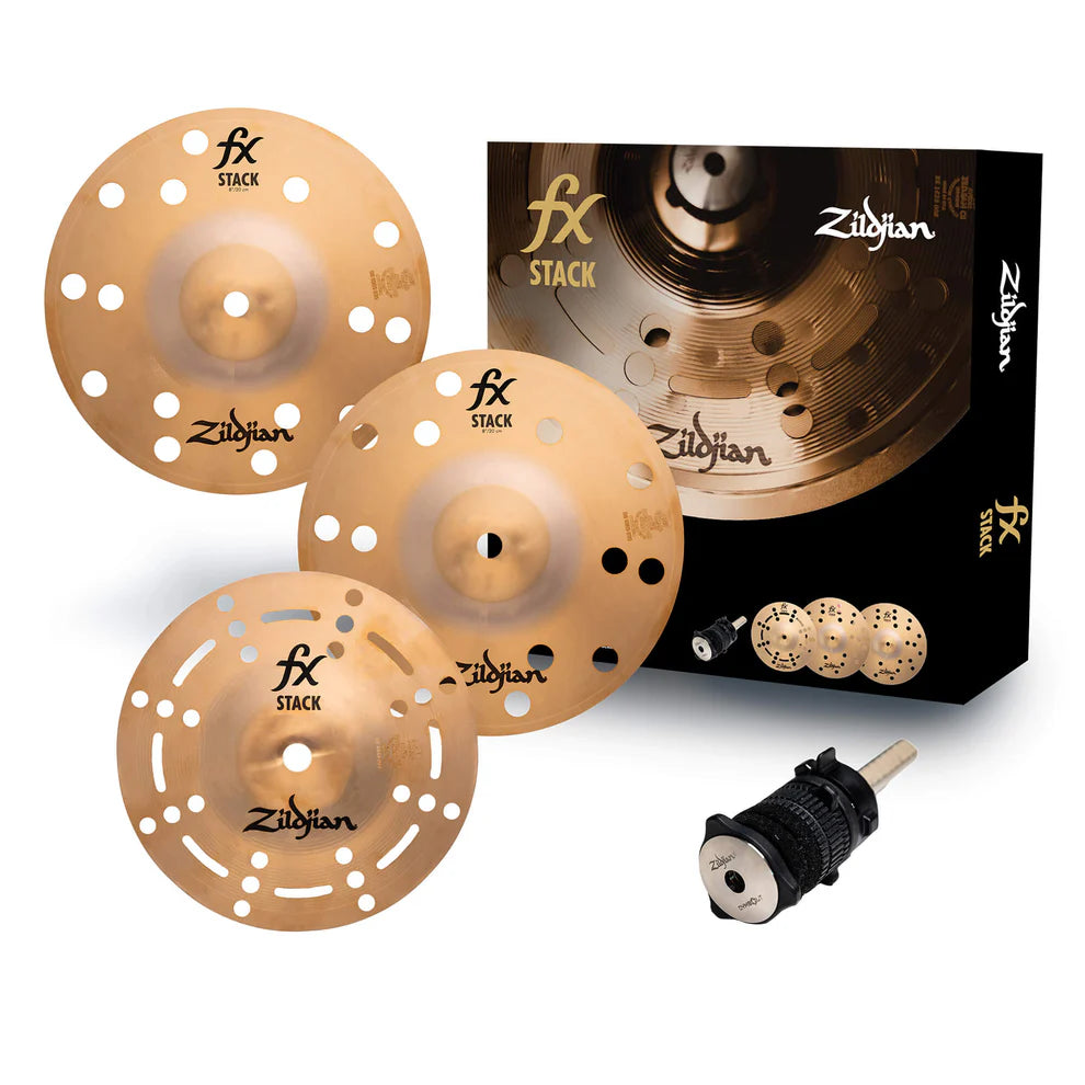 ~NEW~ Zildjian FXSTK8 FX 8" Cymbal Stack with Mount *IN STOCK*