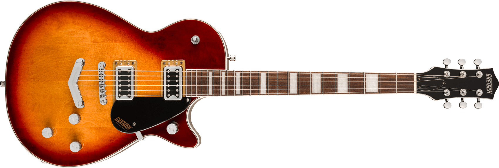 Gretsch G5220 Electromatic Jet BT 6-String Solid Body Electric Guitar Single-Cut w/ V-Stoptail in Sweet Tea *IN STOCK*