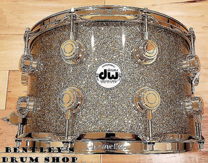 DW 8x14" Collector's Series 20-Lug SSC Pure Maple Snare Drum in Gold Glass FinishPly w/ 24K Gold Hardware