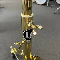 *BENTLEY'S EXCLUSIVE* LP Latin Percussion Gold-Plated Rolling Double Conga Stand *IN STOCK*