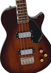 Gretsch CYG24101713 Streamliner Jet Club 4-String Electric Bass Guitar Single-Cut in Havana Burst *IN STOCK*