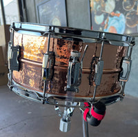 Ludwig LC662K Hammered 6.5x14" Copper Phonic Snare Drum