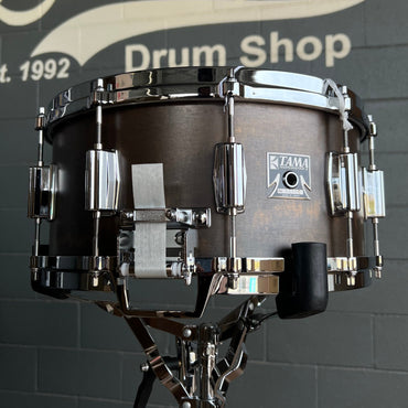 Caisse claire en laiton Tama 50th Mastercraft 6,5x14" "The Terminator" BB156