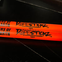 Dope Stickz Shock Drop Orange 5BX Acorn Tip Drum Sticks Pair