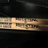 Dope Stickz Natural Hickory Wood 5BX Drum Sticks Pair