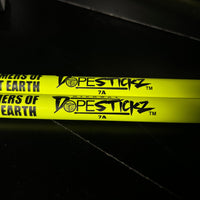 Dope Stickz Neon Glow 7A Drum Sticks Pair