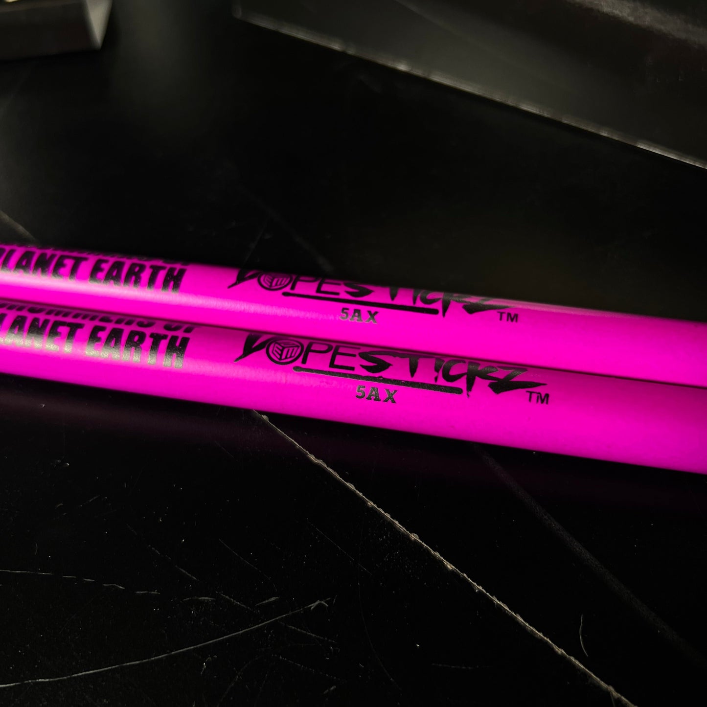 Dope Stickz Neon Purple 5AX Drum Sticks Pair