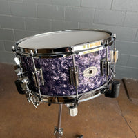 Rogers Dyna-Sonic 6.5x14" Snare Drum in Purple Marine Pearl