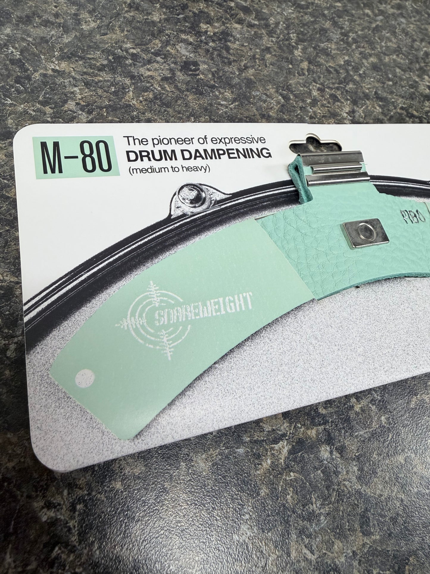 ~NEW~ Snareweight M80 Seafoam Green Magnetic Drum Dampener