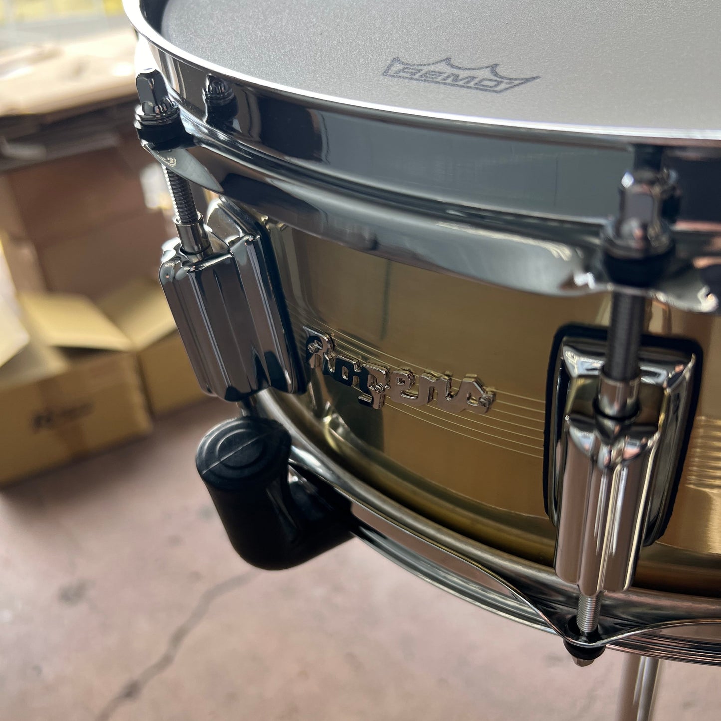 Rogers B7 Line Dyna-Sonic 5x14" Brass Snare Drum