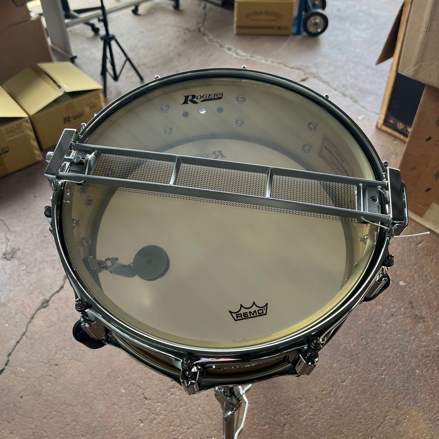 Rogers B7 Line Dyna-Sonic 5x14" Brass Snare Drum