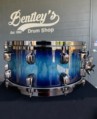 TAMA Starclassic Maple 6.5x14 Snare Drum in Molten Electric Blue Burst Lacquer w/ Black Nickel Hardware