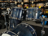 Ludwig Classic Oak Studio 4-Piece 10/12/16/22 Drum Kit Set in Blue Burst Satin Stain