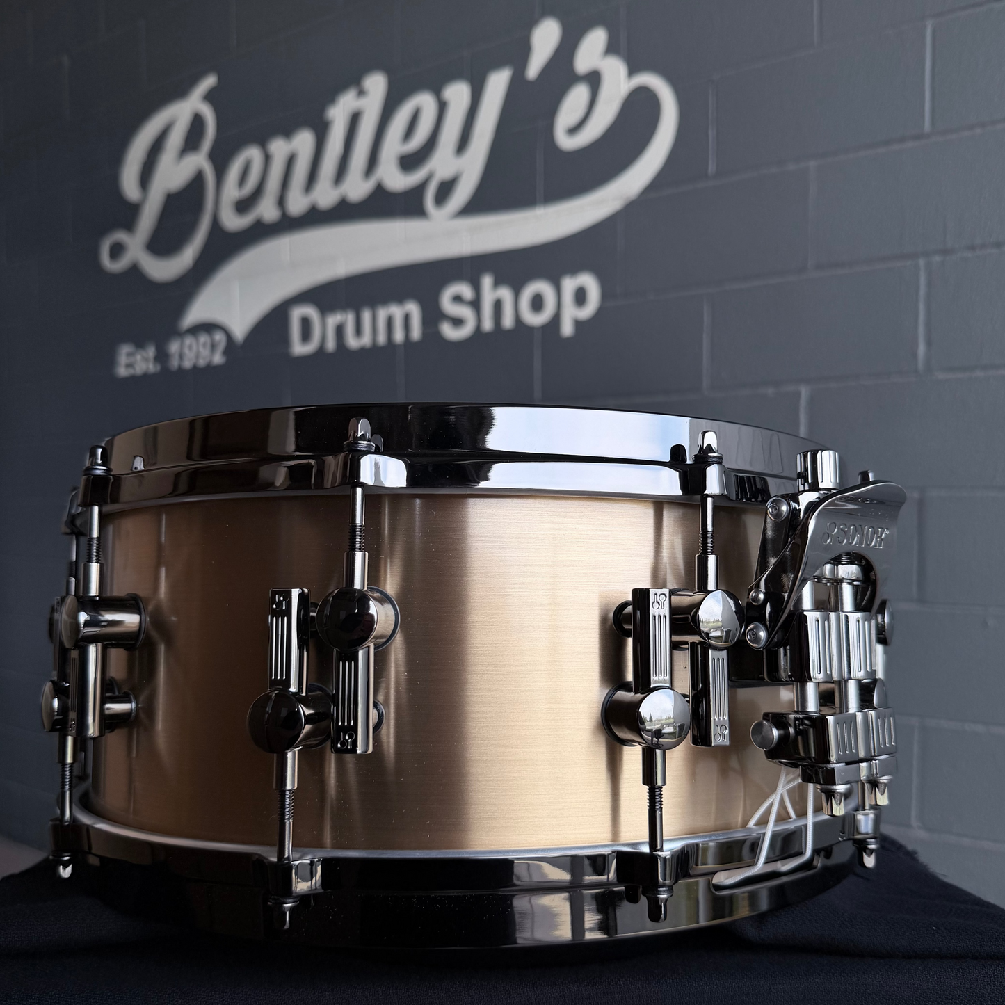 ~WOW!~ SONOR Artist Series 6x14 Cast Bronze 3mm Snare Drum with Ruthenium Black Nickel Hardware
