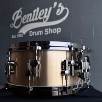 ~WOW!~ SONOR Artist Series 6x14 Cast Bronze 3mm Snare Drum with Ruthenium Black Nickel Hardware