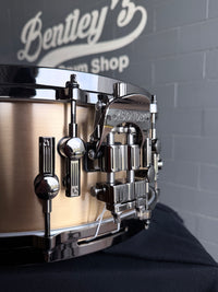 ~WOW!~ SONOR Artist Series 6x14 Cast Bronze 3mm Snare Drum with Ruthenium Black Nickel Hardware