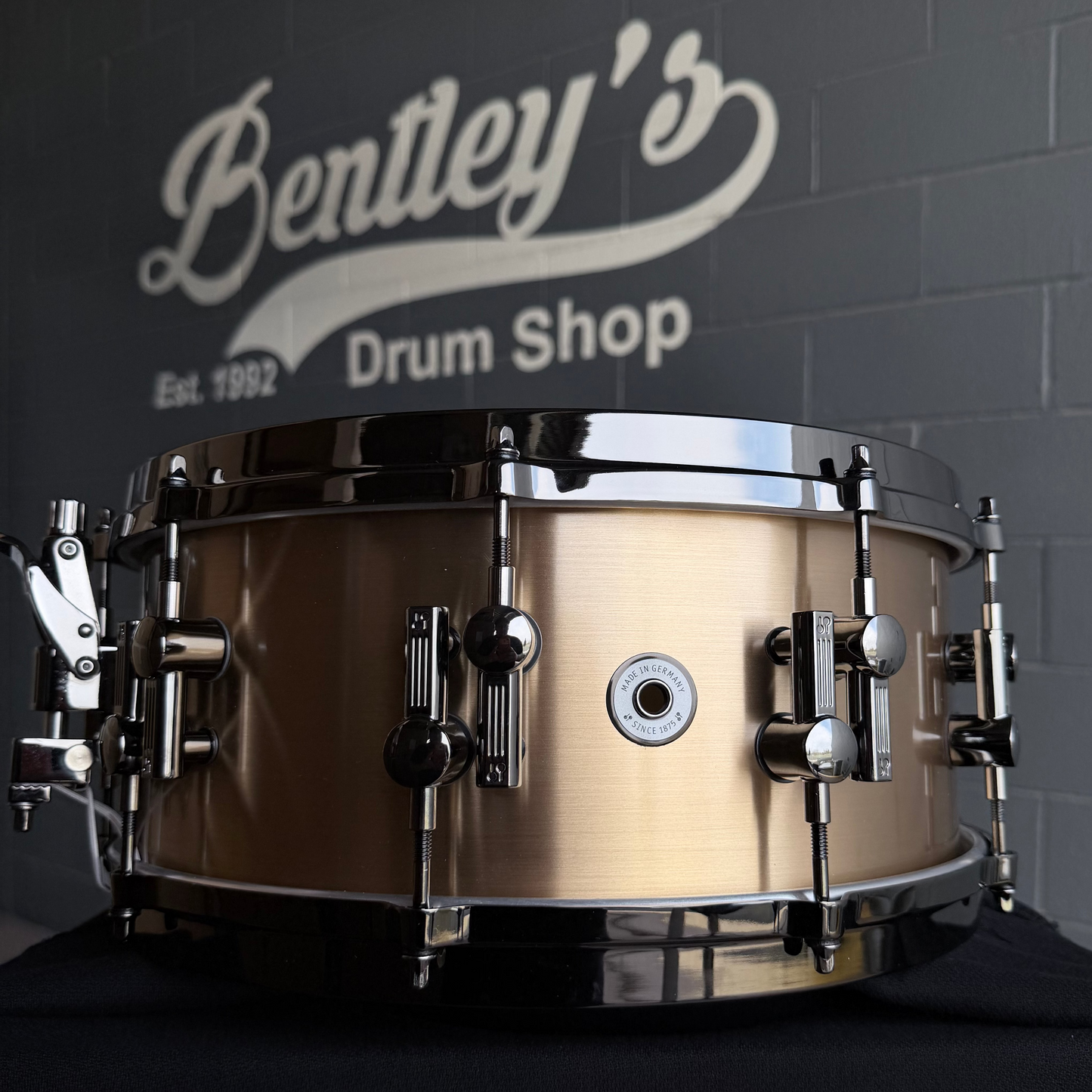 ~WOW!~ SONOR Artist Series 6x14 Cast Bronze 3mm Snare Drum with Ruthenium Black Nickel Hardware