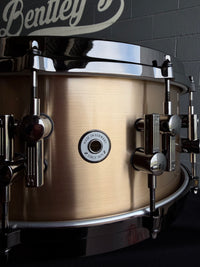 ~WOW!~ SONOR Artist Series 6x14 Cast Bronze 3mm Snare Drum with Ruthenium Black Nickel Hardware