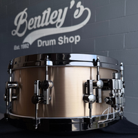 ~WOW!~ SONOR Artist Series 6x14 Cast Bronze 3mm Snare Drum with Ruthenium Black Nickel Hardware