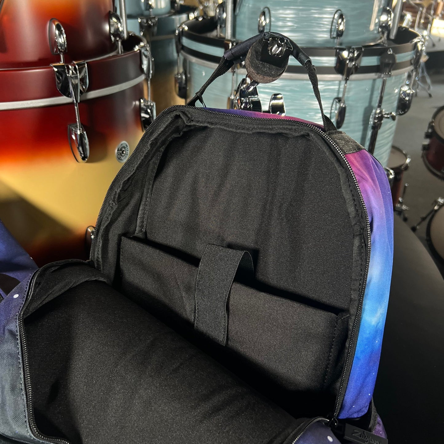 Zildjian Student Backpack Stick Bag in Purple Galaxy