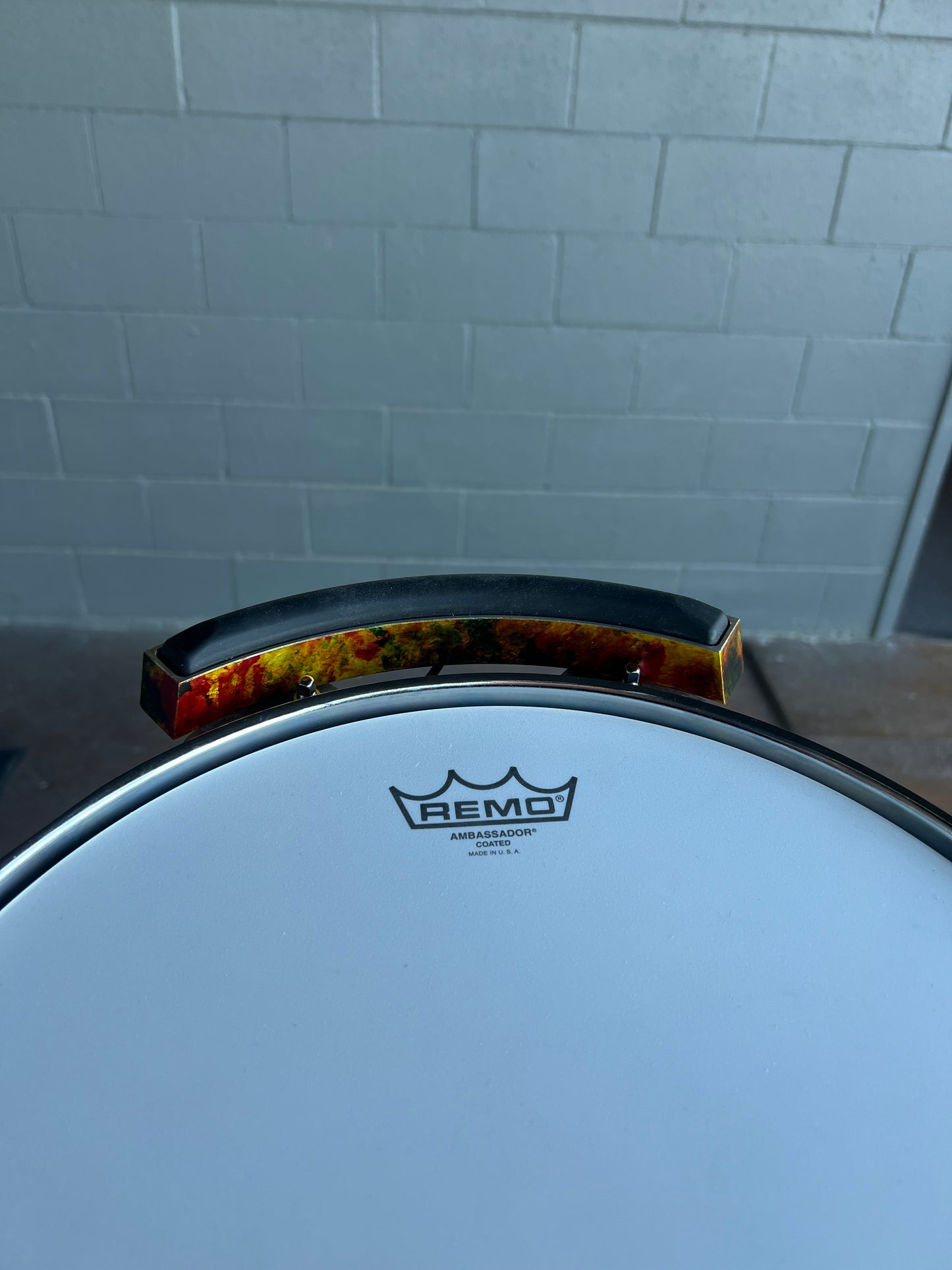 *NEW* Pork Pie Gruv-X Seamless Aluminum 6.5x14" Snare Drum w/ Matching X-ARC Trigger Pad in Alcohol Ink