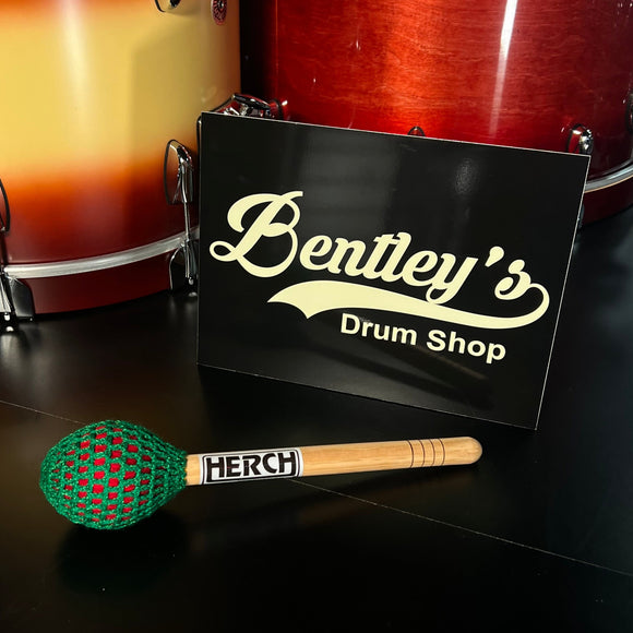 Herch Percussion Tambora Bass Drum Single Mallet in Dark Green