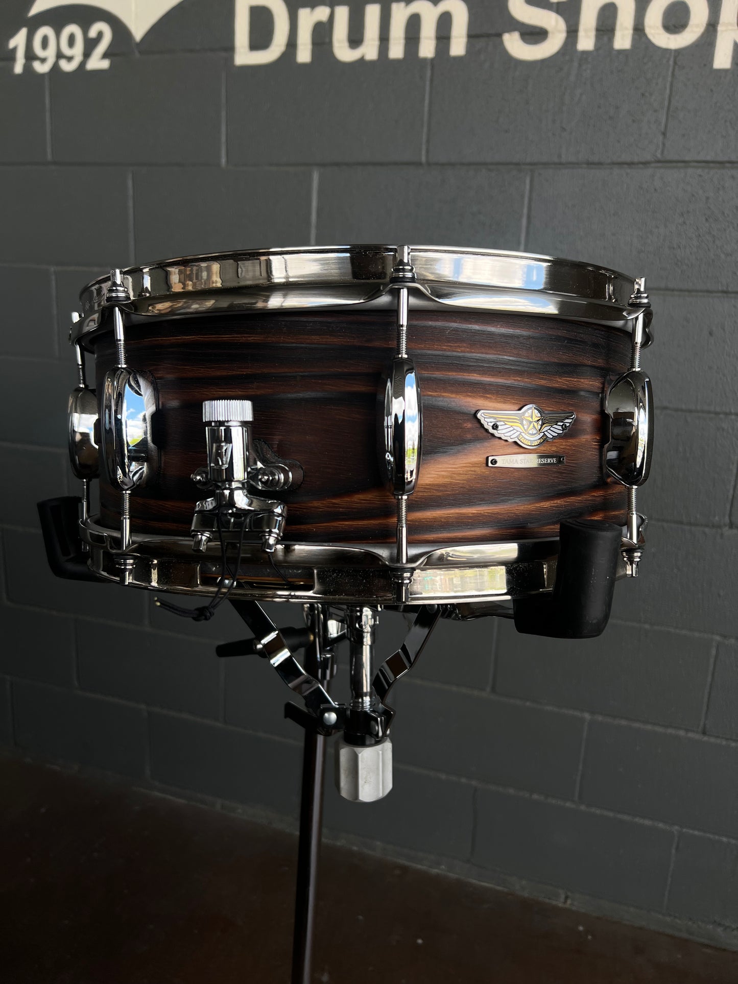 Tama TLJC146 STAR Reserve Solid Japanese Cedar 6x14" Snare Drum in Burnt Oiled Cedar *Displayed at NAMM 2024*