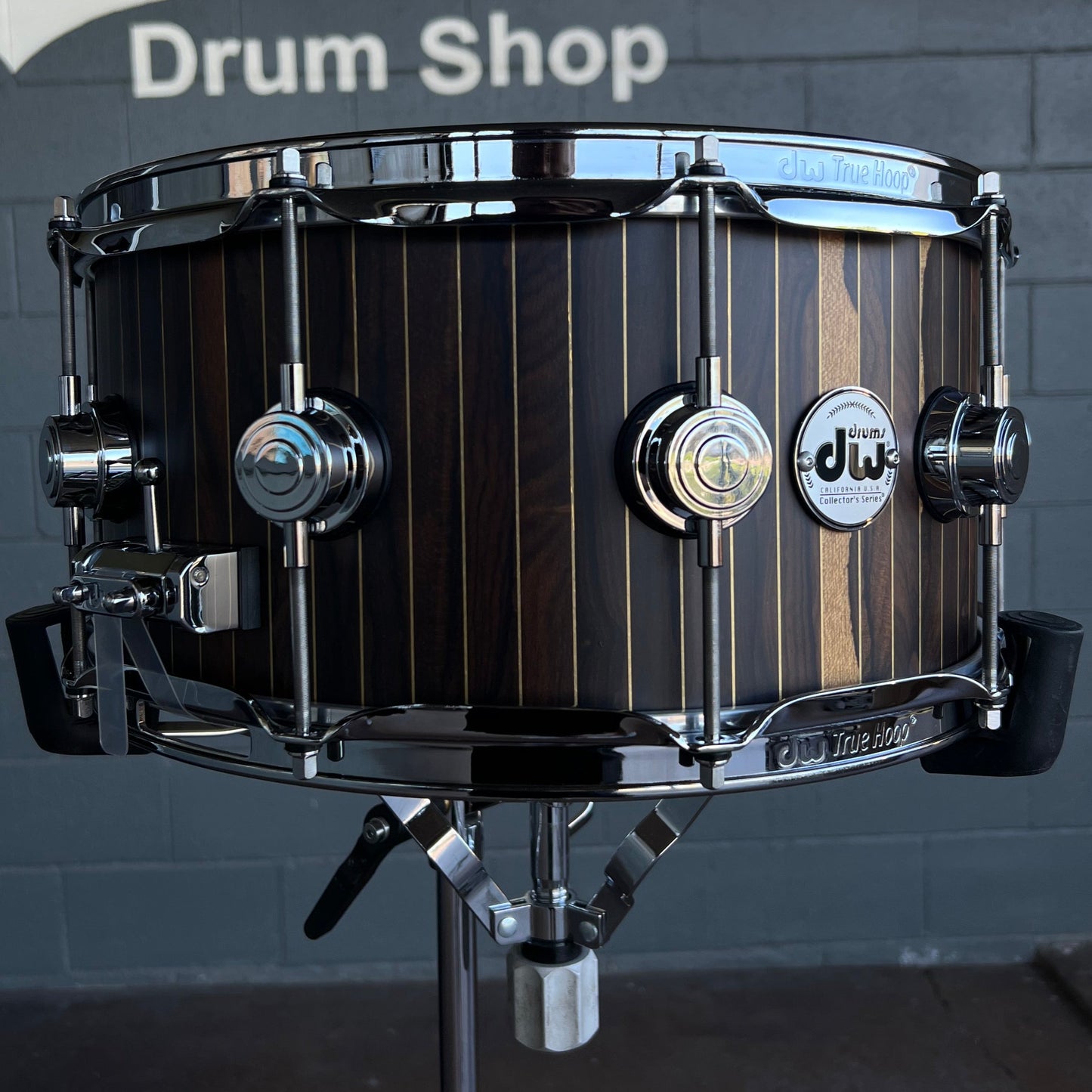 DW Collector's Series Pure Maple 333 Natural Hard Satin over Pinstripe Ziricote