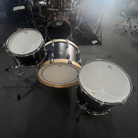 Gretsch Brooklyn Series 13/16/24" Drum Set Kit in Satin Black Metallic