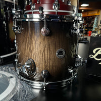 DWe Electronic Acoustic Exotic 12x14" Floor Tom in Curly Maple Exotic