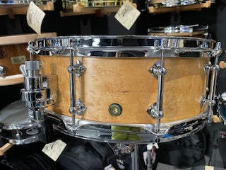 Craviotto Private Reserve 5x14" Birdseye Maple Snare Drum in Natural Oil