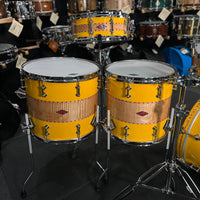 Craviotto Private Reserve Curly Maple 10/12/14/16/20" Drum Set Kit w/ 14" Matching Snare Drum in Tony Williams Yellow